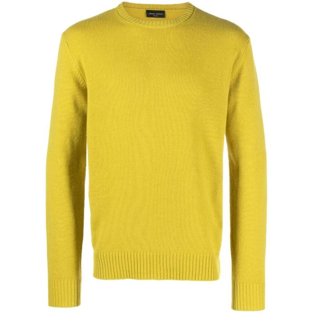 Roberto Collina Men Crew-Neck Merino-Cashmere Jumper
